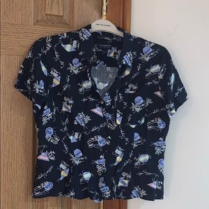 Liz Claiborne short sleeved button down